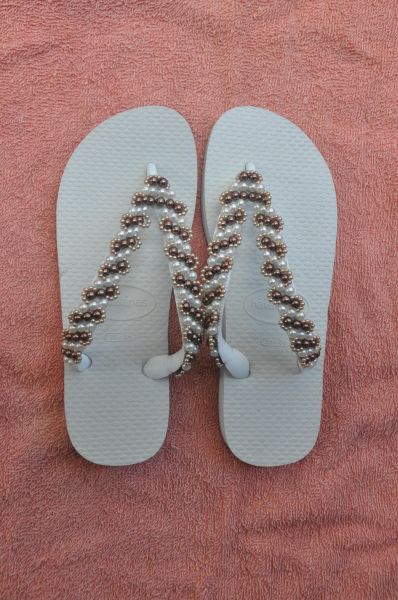 Sandálias Havaianas Decorada