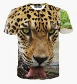 [ Mikeal ] homens de Hip Hop / verão harajuku tops emoji camiseta 3d impresso monroe / tiger / crâni