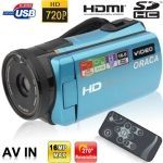 HD 720P 5 Mega Pixels 3X Zoom Digital Anti-Shake 3,0 polegad