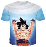 Mulheres / homens Dragon ball z SON GOKU kamehameha T shirt da forma 3D verão impresso anime dos des