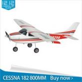 N9258 RC pequenas cessna182-800 kit quadro plus Motor rádio controlado modelo aviões de controle rem